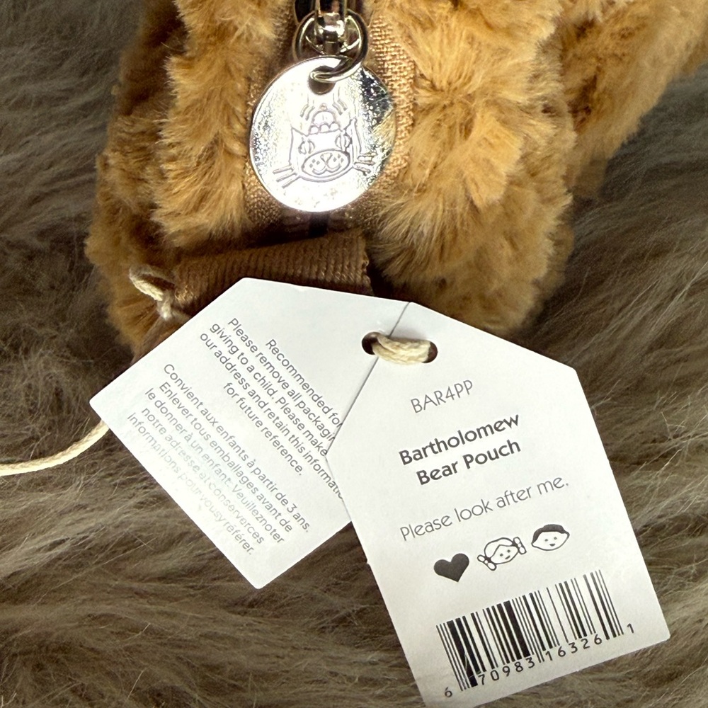 Jellycat Bartholomew Bear Pouch - Picture 3 of 4